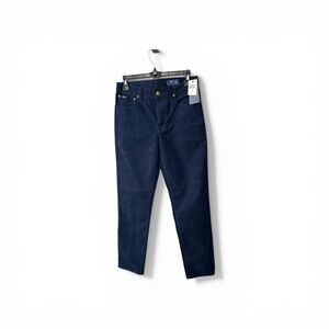 Polo Ralph Lauren Varick Slim Straight Navy Corduoy Pants New Size 16 Boys